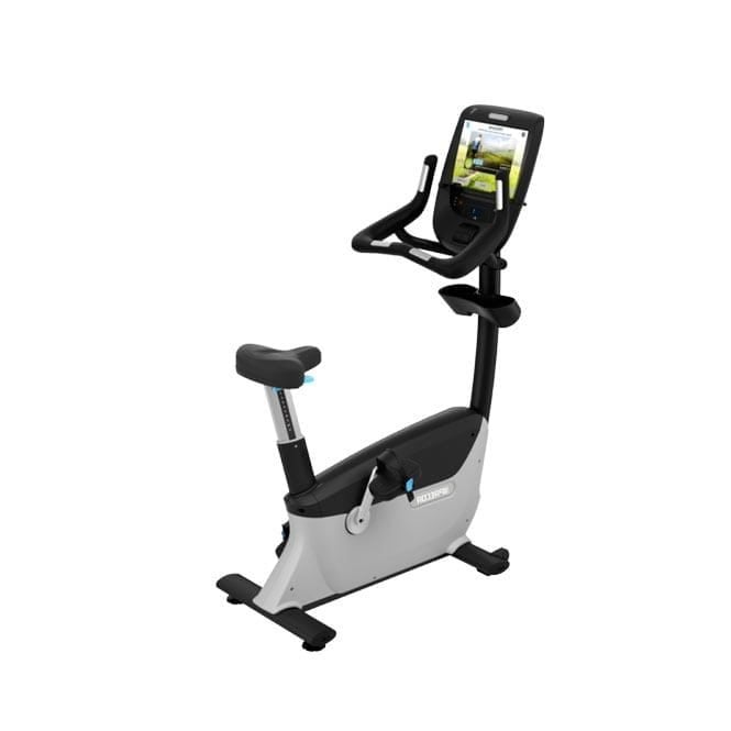 USED PRECOR 800 SERIES WITH P62 OR P82 CONSOLE UPRIGHT COMMERCIAL BIKE